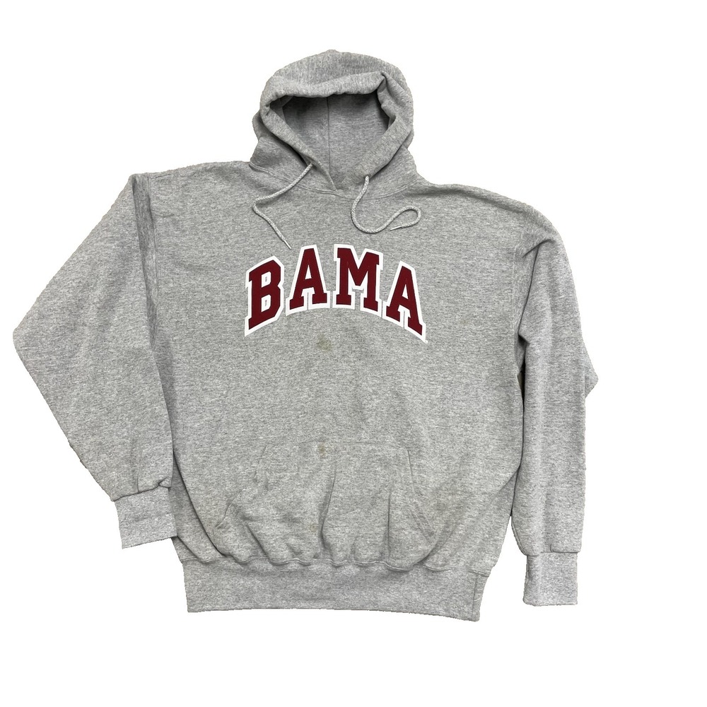 vintage Alabama hoodie mens xl Gray 1990s USA University